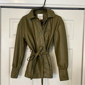 BAGATELLE leather coat
